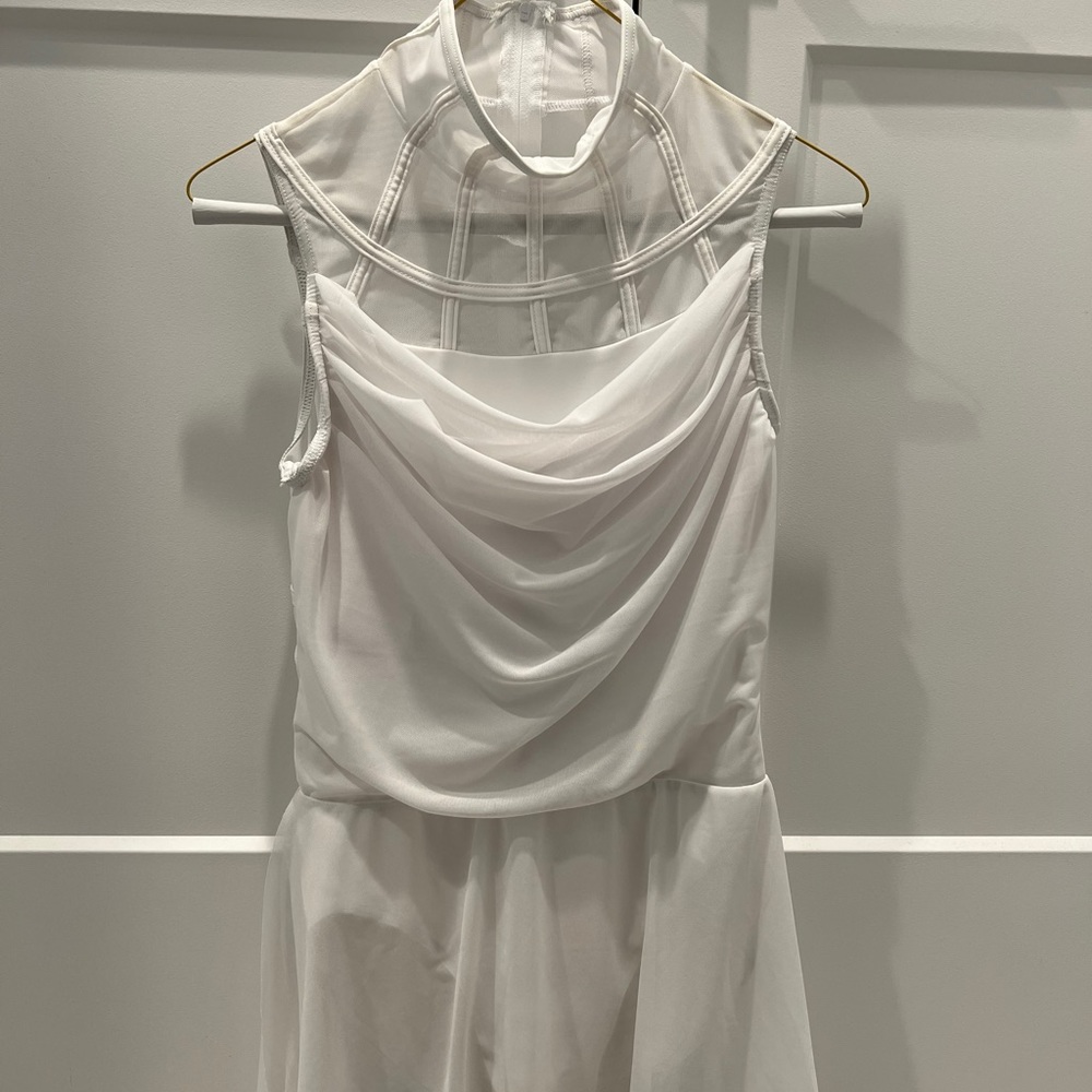 balera white leotard dress